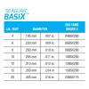 Seaguar 101 BasiX 20BSX175 Fishing Line, 100% Fluorocarbon, 9 kg, 160 m view 3