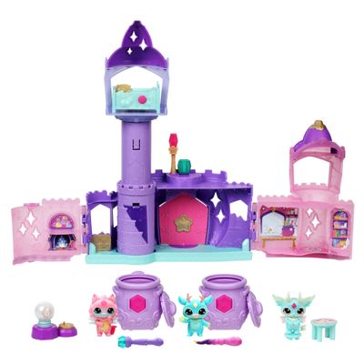 Magic Mixies Mixlings Magical Castle Playset Super Pack with Wand, 5 Magical Moments and 2 Cauldrons, Amazon Exclusive