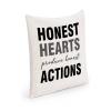 Wodevor Honest Hearts Produce Honest Actions Pillow Cover, 16 x 16 in view 2