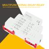 GRT8M1 Multifunction Timer Relay, 10 Functions, DIN Rail Mount, AC 230V view 4