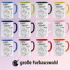 OM3 Good Morning Bunny Coffee Mug with Saying, Black, 325 ml view 4