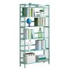 caihuashopping Floor-to-Ceiling Bookcase, 6 Tiers, Green, Space-Saving Storage Shelf view 1
