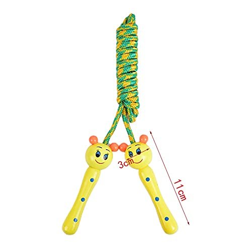 FURUIWUFENG Kids Cartoon Jump Rope, Multifunctional Fitness Rope (Color: A)