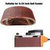 7-Piece Sanding Belt Set, 50 x 686 mm, Grits 120/240/320/400/600/800/1000, for Wood and Soft Metal view 3