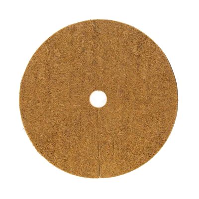 Greatideal Coconut Fiber Tree Rings, 10-Pack, Mulch Mats for Indoor Plant Pots