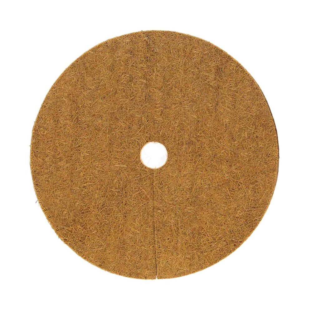 Greatideal Coconut Fiber Tree Rings, 10-Pack, Mulch Mats for Indoor Plant Pots