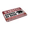 Abipuir Indoor Fall Rug, Beware of Bear “Watch Your Step” Sign (Size: 40 x 60 cm) view 3