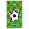 Junapack 12 Boys’ Soccer Birthday Invitations with Envelopes, Teal Bags and Stickers view 3