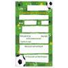 Junapack 12 Boys’ Soccer Birthday Invitations with Envelopes, Teal Bags and Stickers view 4
