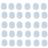 RCA Jack Dust Caps, Silicone, Dustproof, 50-Pack (Transparent) view 1