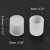 RCA Jack Dust Caps, Silicone, Dustproof, 50-Pack (Transparent) view 2