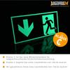 Photoluminescent Emergency Exit Sign, Left Arrow, Self-Adhesive, 30 x 15 cm view 3