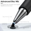 2X TECHGEAR Fine-Tip Stylus for Touchscreens, High Sensitivity, Universal Capacitive Disc, Compatible with iPad 9th Gen/Mini/Pro, iPhone, Smartphones, Tablets and Samsung Galaxy Tab view 4