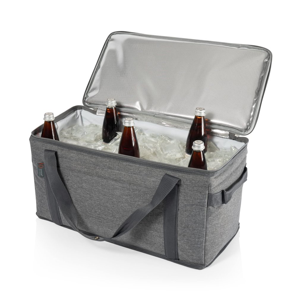 Oniva by Picnic Time Collapsible Insulated 64-Can Cooler, Heather Gray