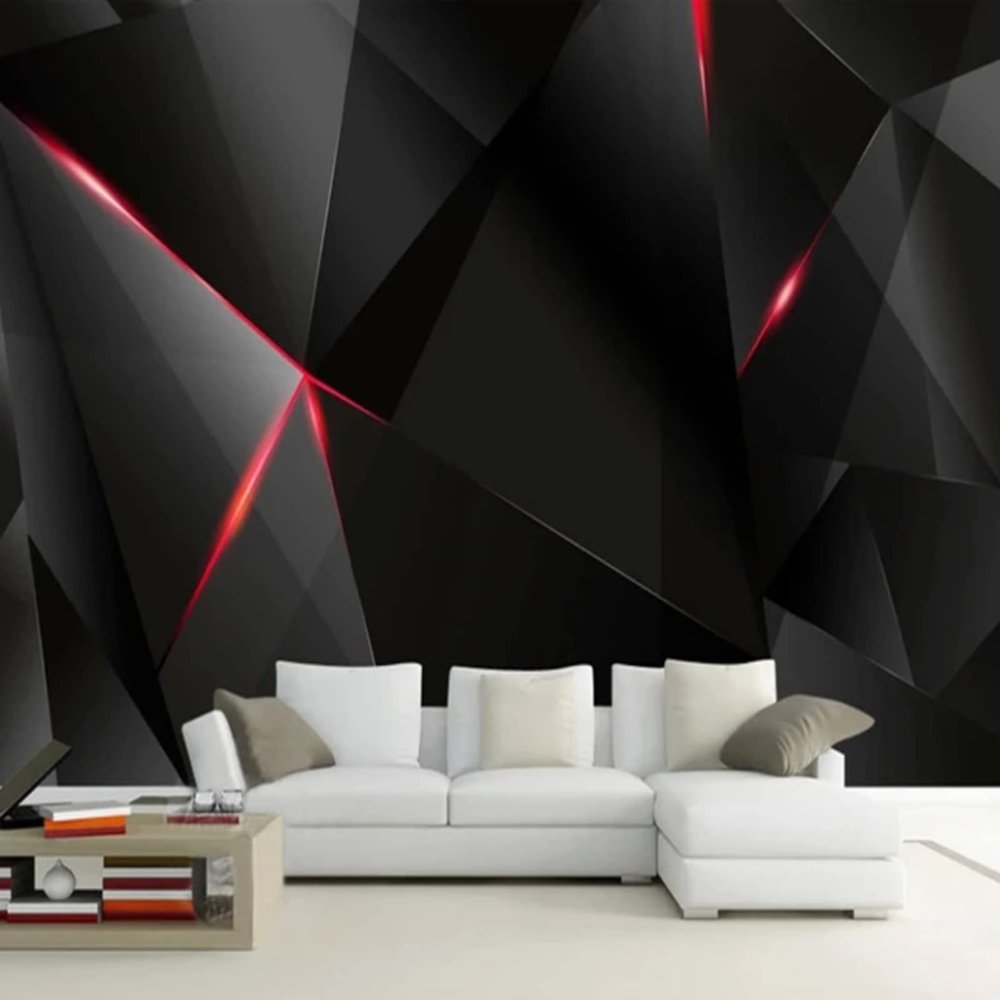 3D Science Fiction Blacklight Photo Wallpaper, Nonwoven Wall Mural, 250 x 175 cm