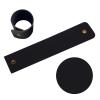 GORGECRAFT Leather Napkin Rings, Set of 6, Rustic Black view 4
