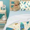 Supersoft Collection Peacock Feather Bedding Set – 1 Duvet Cover + 2 Matching Pillowcases view 4