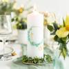 Fritz Cox “Circulo” Gold Wedding Candle, 25 x 8 cm | Quality Candle | Made in Germany | Wedding Gift view 1