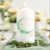 Fritz Cox “Circulo” Gold Wedding Candle, 25 x 8 cm | Quality Candle | Made in Germany | Wedding Gift view 2