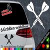 Darts Sticker – 6 Sizes, 21 Colors – Darts, Ally Pally, 9-Darter, Double, Triple view 2