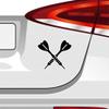 Darts Sticker – 6 Sizes, 21 Colors – Darts, Ally Pally, 9-Darter, Double, Triple view 3