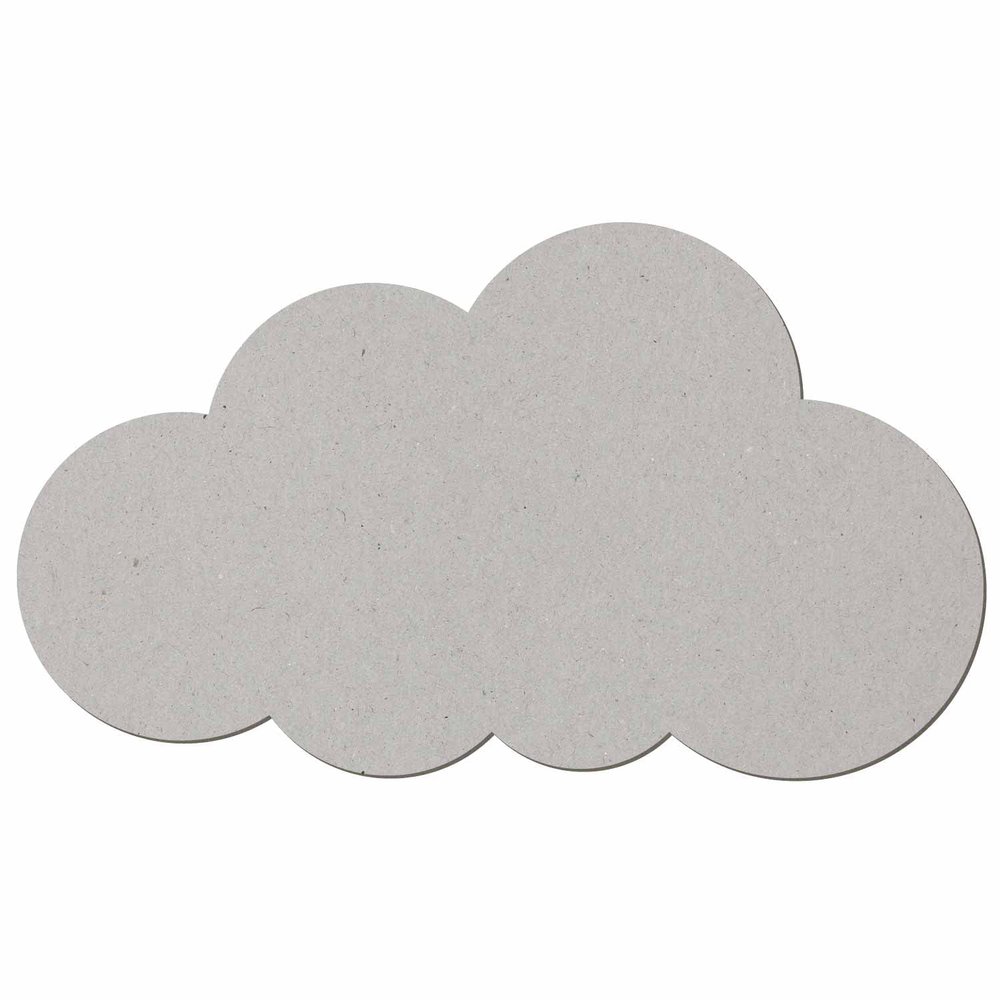 Cardboard Clouds V1–3–50 cm for Crafts & Decor