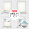 Schuette No-Drill Pleated Blind, Vanilla Sky Beige, 45 x 120 cm, Suprafix Letsbond 2-in-1 Mount view 3