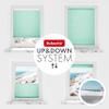 Schuette No-Drill Adhesive Pleated Blind, Mint Ice Cream Green, 85 x 80 cm, Suprafix Letsbond 2-in-1 Mounting Set view 3
