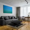 STILISTA Coffee Table with 360° Swivel Tabletops, Cube Design, 73 x 73 cm, Matte White view 2
