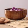 Fltaheroo Wooden Spoon and Bowl Set, Handmade Wooden Tableware for Serving Rice and Soup view 3