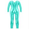 TSSOE Girls' Long-Sleeve Ballet Leotard, Sea Green, Size 104 view 2