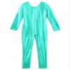 TSSOE Girls' Long-Sleeve Ballet Leotard, Sea Green, Size 104 view 3