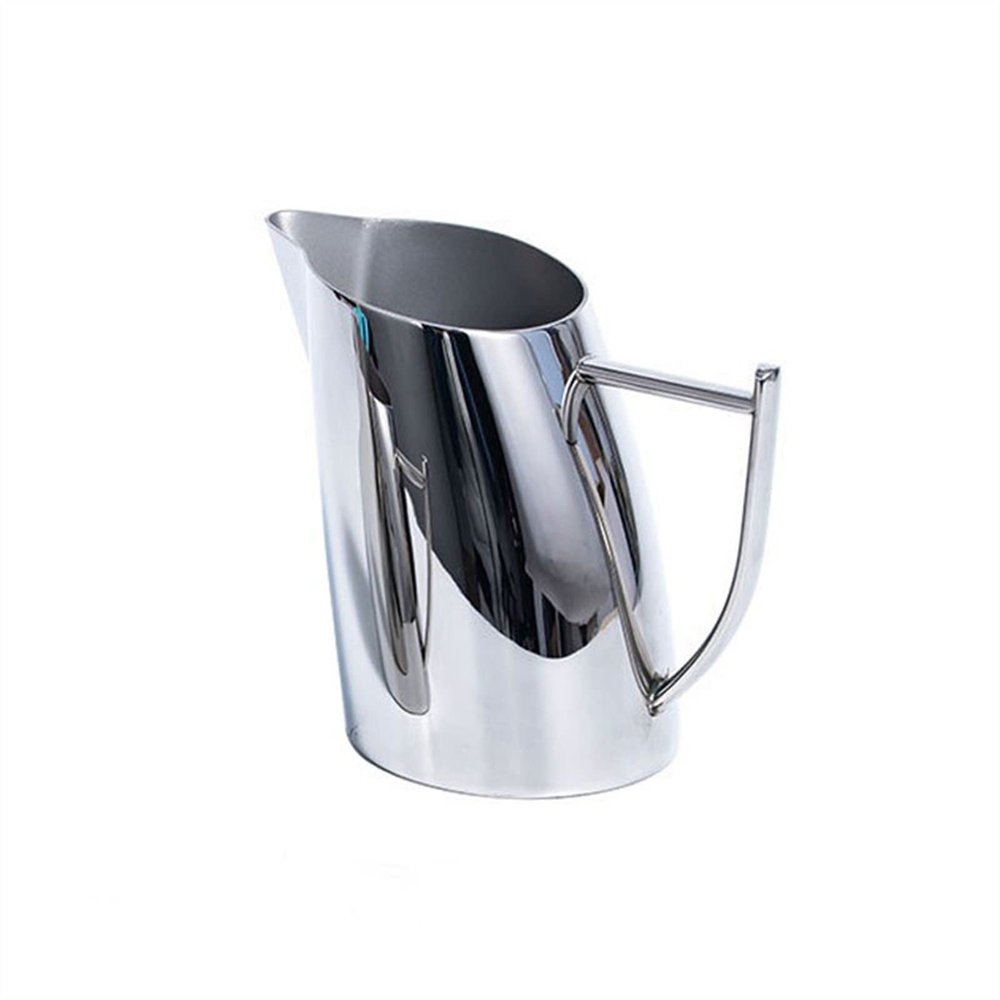 caihuashopping Stainless Steel Milk Pitcher, 150 ml, Espresso Coffee Frothing Jug, Barista Milk Foam Pitcher, Porcelain