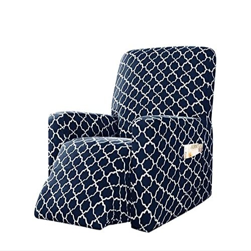 OOFAYWFD 1-Piece Stretch Recliner Cover with Pockets, Soft Non-Slip Furniture Protector (Color: H, Size: 1 pc)
