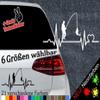 Heartbeat Fishing Sticker – 6 Sizes, 21 Colors view 2