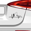 Heartbeat Fishing Sticker – 6 Sizes, 21 Colors view 3