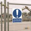 “All Visitors Must Report to Site” Sign, A4, 297 x 210 mm, Rigid PVC view 2