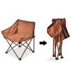 DMCE Ultralight Folding Camping Chair, Brown, 18 x 18 x 26 in view 4