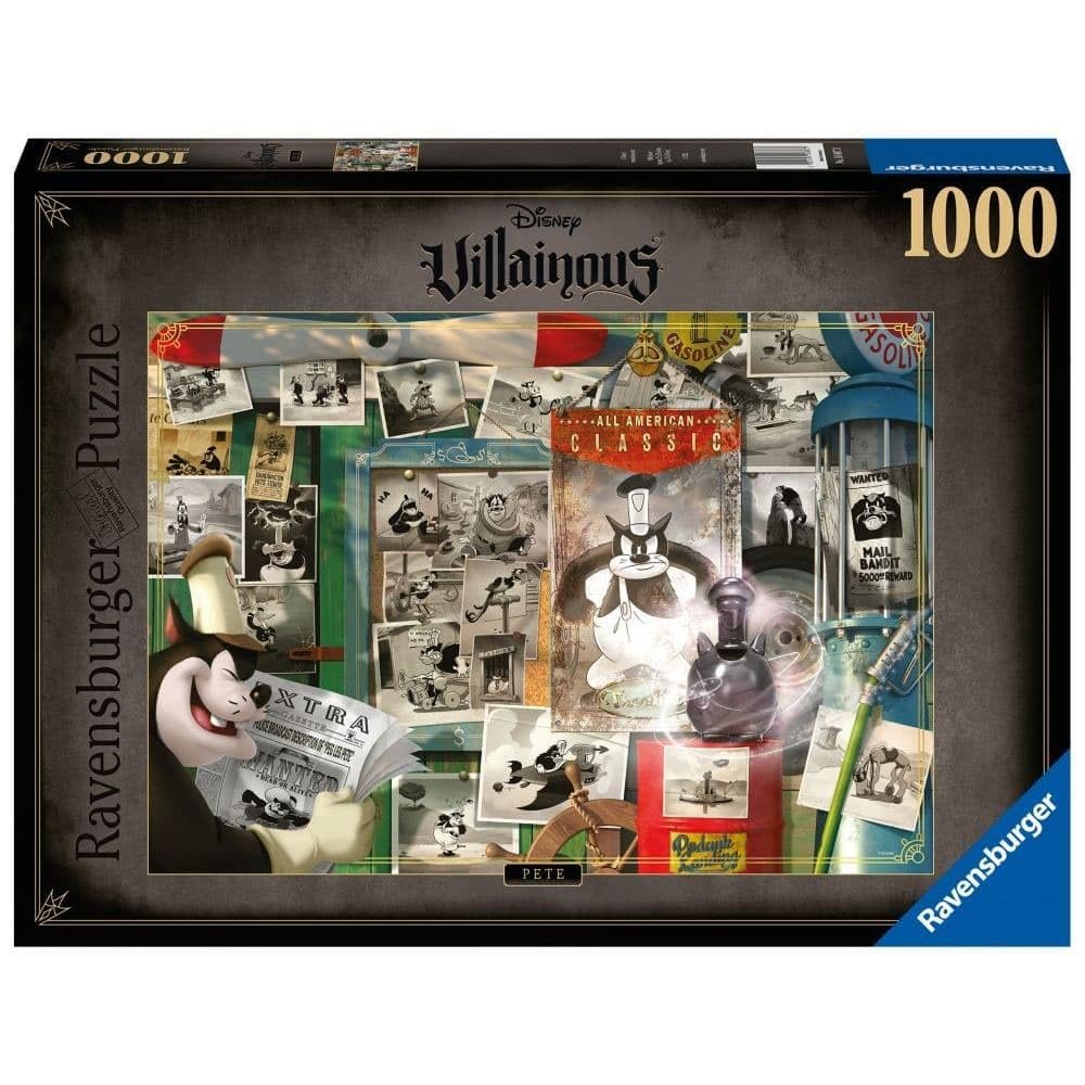 Ravensburger 2D Puzzle, 1,000 Pieces: Villainous—Pete, Starry Design