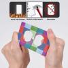 Colorful Geometric Textile Pattern Duplex Outlet Cover, Wall Plate/Switch Decor, 11.4 x 7 cm view 4