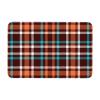 Multifunctional Desk Mat, 45.7 x 71.1 cm, Orange/Brown/Blue Checkered, Dual-Purpose Desk Mat for Office/Home view 1
