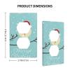 Merry Christmas Decorative Wall Plate Outlet and Switch Cover, 4.50 x 2.76 in view 3