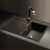 Atlanta D-100 Inset Sink, Dark Gray Metallic, for Cabinets 500 mm and Wider view 3