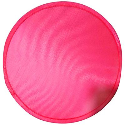 Hbaebdoo Foldable Round Fan, Red