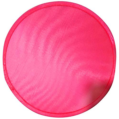Hbaebdoo Foldable Round Fan, Red