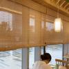 SHUITUKOUU Natural Bamboo Roller Blind, Retro Wood Shade, Blackout/Light-Filtering, 28 x 79 in (W70 x H200 cm) view 3