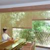 SHUITUKOUU Natural Bamboo Roller Blind, Retro Wood Shade, Blackout/Light-Filtering, 28 x 79 in (W70 x H200 cm) view 4
