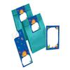 Junapack Dinosaur Party Favors: 12 Mini Notepads, 12 Teal Bags, 12 Stickers view 1