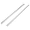 vidaXL 5-Piece Teak Wood Decking Corner Strips, L-Edge, Multicolor view 3