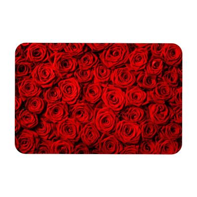 Multifunctional Desk Mat, 45.7 x 71.1 cm, Valentine's Day Rose Red, Dual-Purpose Mat for Office/Home